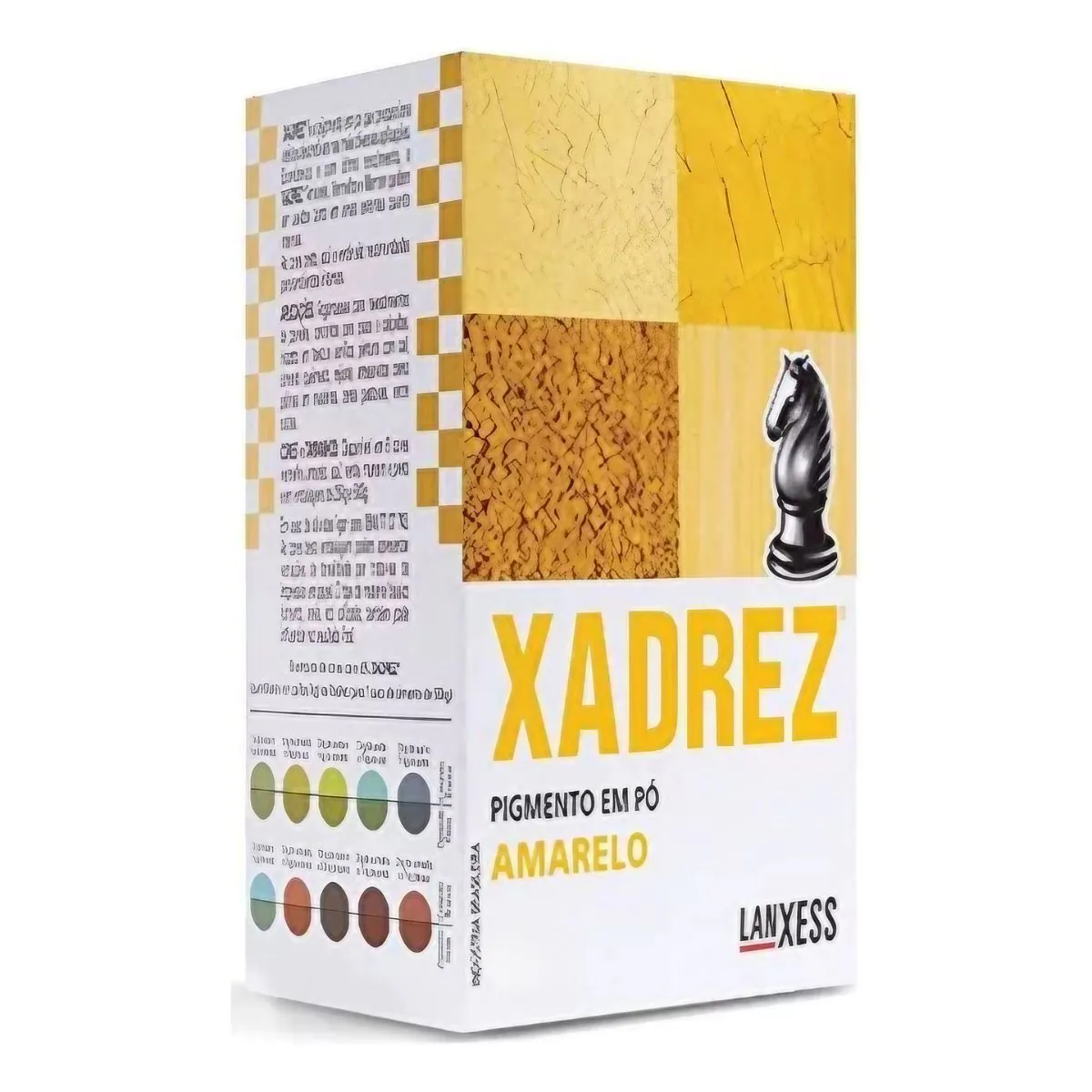 Pigmento em Pó Xadrez 500g Amarelo TBR005AM