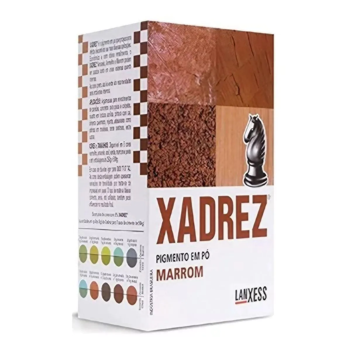 Pigmento em Pó Xadrez 500g Marrom TBR005MA