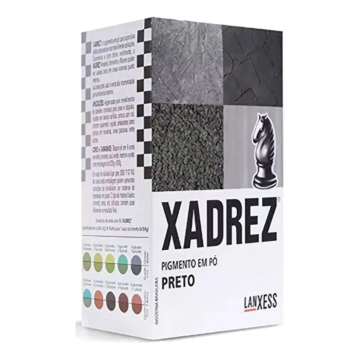 Pigmento em Pó Xadrez 500g Preto TBR005PR