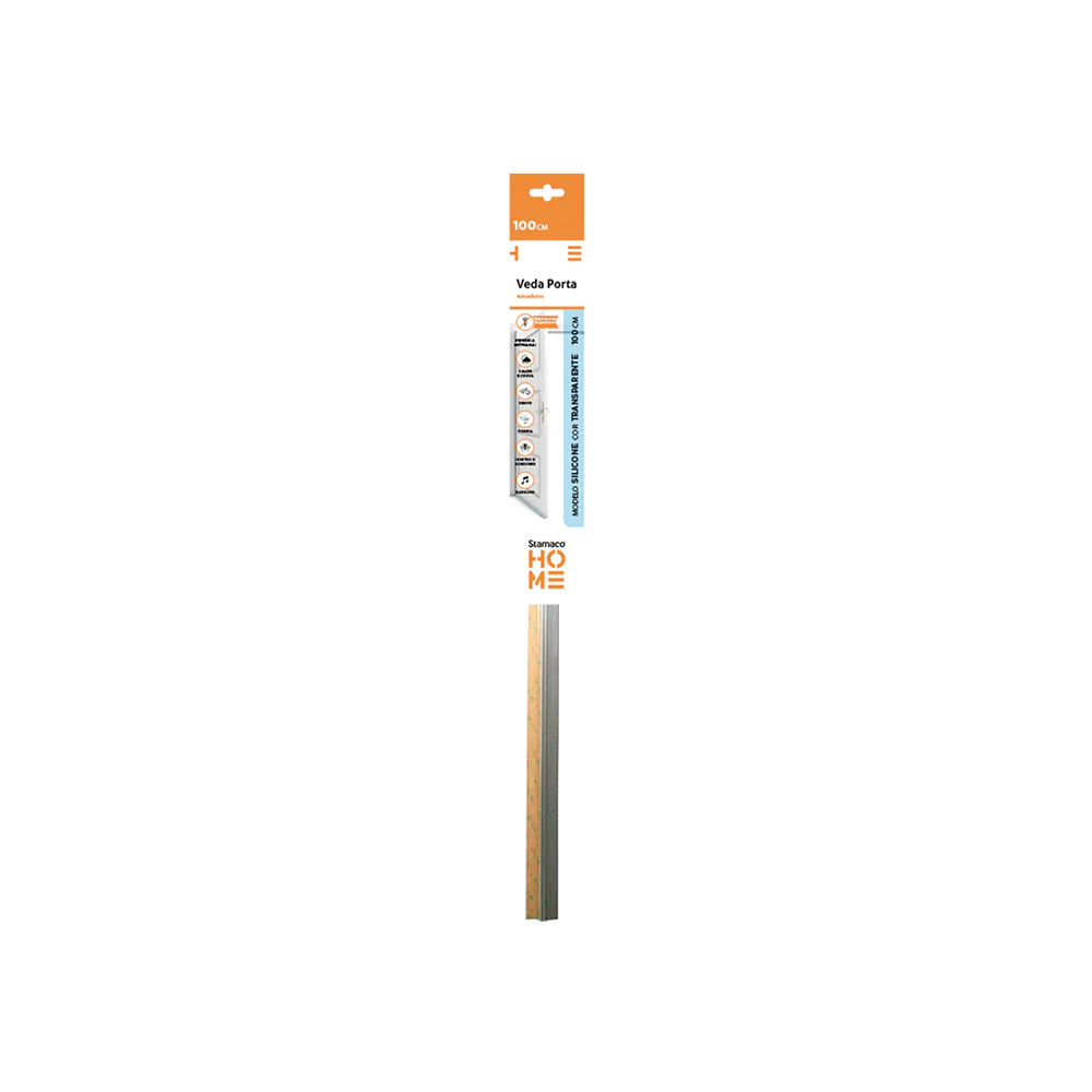 Veda Porta PVC 100 Cm Transparente ST005TRA